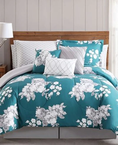 Style 212 Peony Garden Floral 12 Pc. Comforter Sets