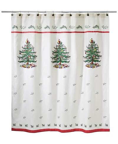 Spode Christmas Tree Shower Curtain, 72" x 72"