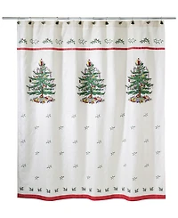Spode Christmas Tree Shower Curtain, 72" x 72"