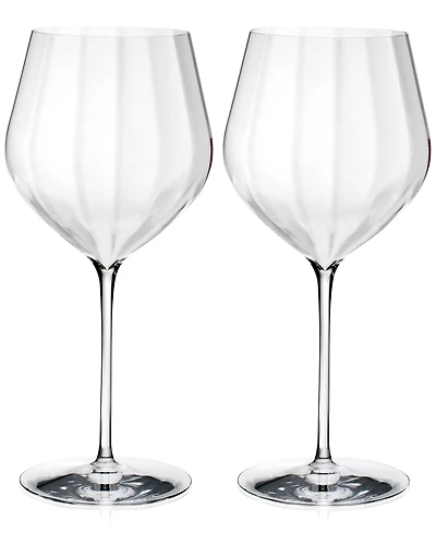 Waterford Elegance Optic Wine Red 25 oz, Set of 2