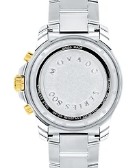 Movado Men's Swiss Chronograph Series 800 Two-Tone Pvd Stainless Steel Bracelet Diver Watch 42mm