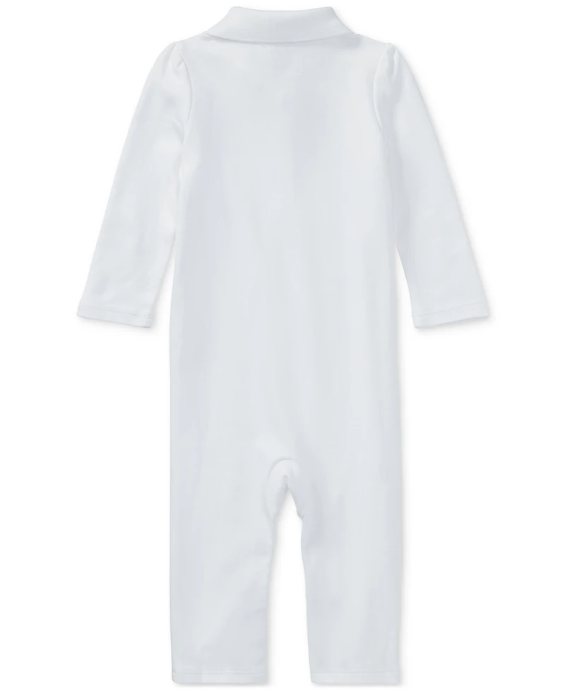 Polo Ralph Lauren Baby Girls Cotton Coverall