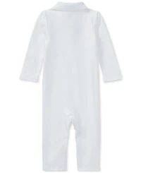 Polo Ralph Lauren Baby Girls Cotton Coverall
