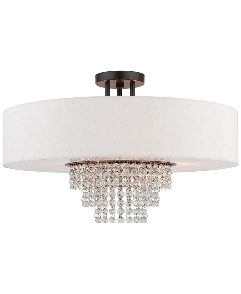 Livex Carlisle 5-Light Semi-Flush Mount