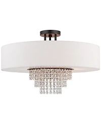 Livex Carlisle 5-Light Semi-Flush Mount