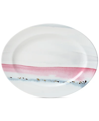 Lenox Watercolor Horizons Microwave Safe Platter, Created for Macy's