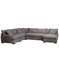 Closeout! Rhyder -Pc. Fabric Sectional Sofa with Chaise