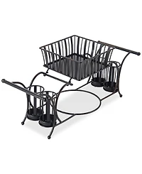 Gourmet Basics By Mikasa Band & Stripe Buffet Caddy