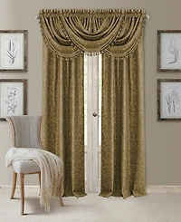 Elrene Home Fashions Antonia Damask Print Blackout Window Curtain