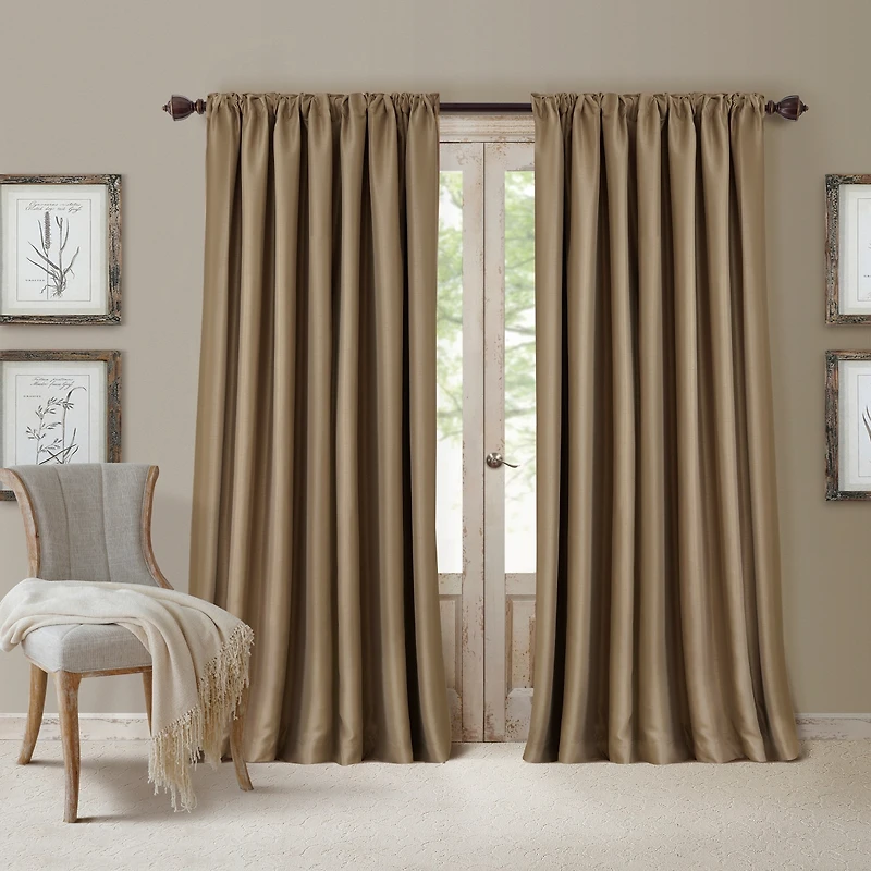 Elrene Home Fashions All Seasons Blackout Window Curtain