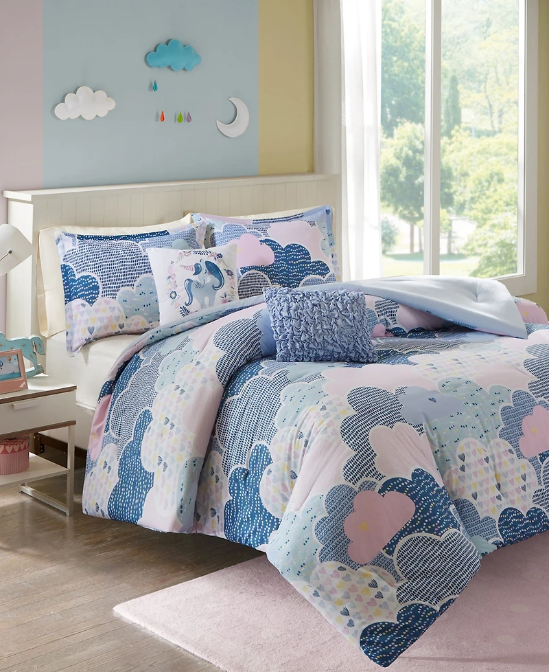 Intelligent Design Cloud 5-Pc. Comforter Set, Full/Queen