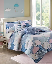 Intelligent Design Cloud 5-Pc. Comforter Set, Full/Queen