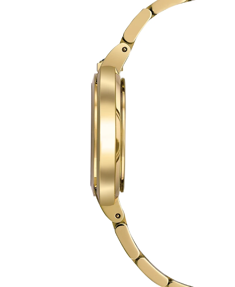 Bulova Women's Rubaiyat Diamond-Accent Gold-Tone Stainless Steel Bracelet Watch 35mm