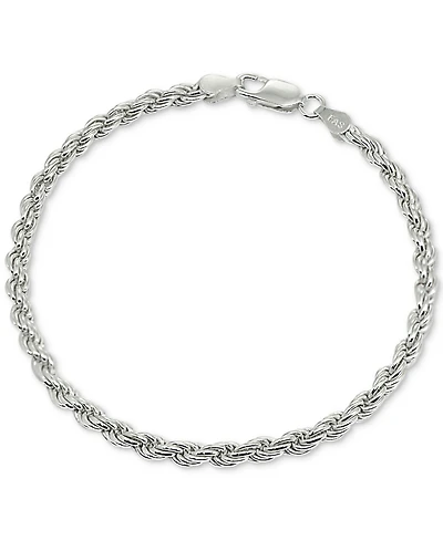 Giani Bernini Rope Bracelet in Sterling Silver, Created for Macy's