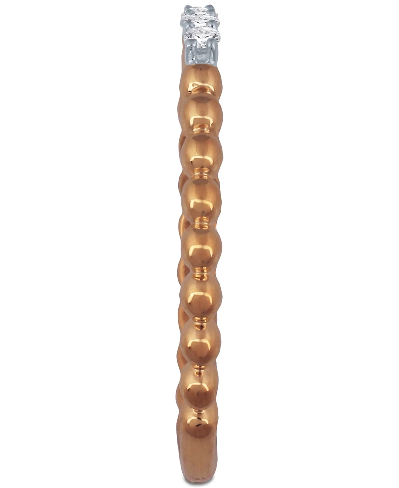Diamond Stackable Beaded Band (1/8 ct. t.w.)