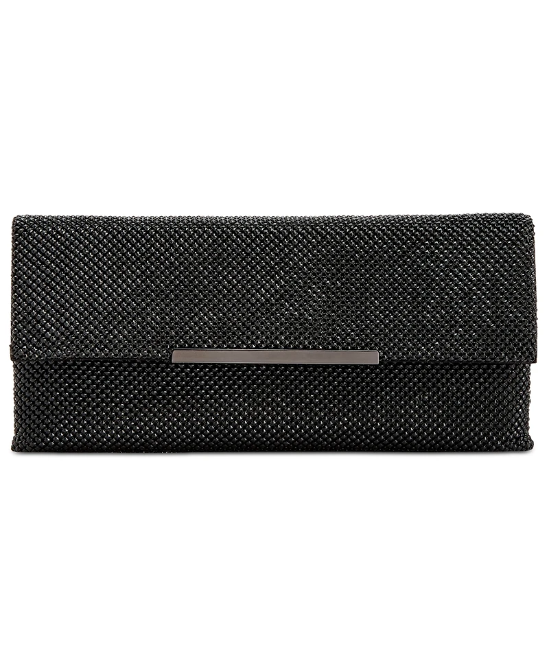 I.n.c. International Concepts Hether Shiny Mesh Clutch, Exclusively at Macy's