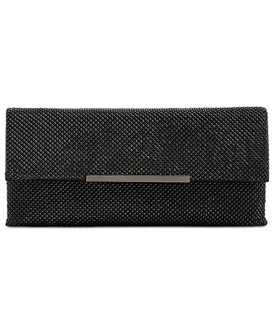 I.n.c. International Concepts Hether Shiny Mesh Clutch, Exclusively at Macy's