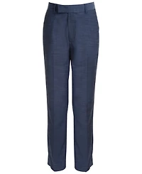 Calvin Klein Big Boys Slim-Fit Plain Weave Machine Washable Suit Pants
