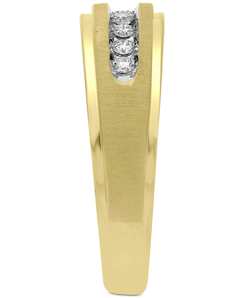 Men's Diamond Band (1/4 ct. t.w.) in 10k Gold