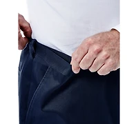 Haggar Men's Big & Tall Premium No Iron Khaki Classic Fit Flat Front Hidden Expandable Waistband Pants