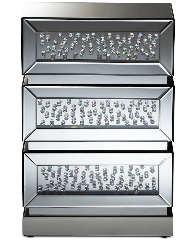 Sabrina Mirrored Nightstand