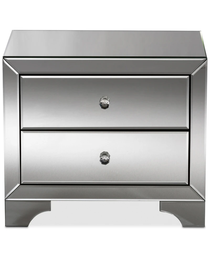 Farrah Mirrored Nightstand