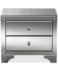 Farrah Mirrored Nightstand