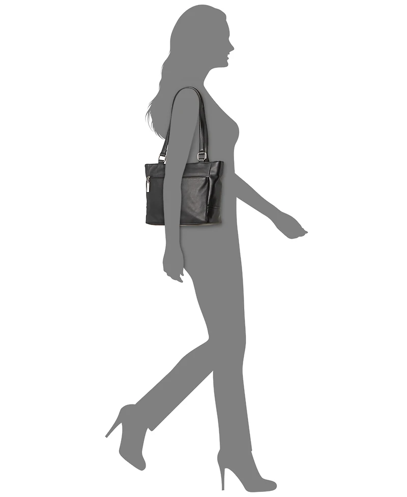 Giani Bernini Nappa Classic Leather Tote, Exclusively at Macy's