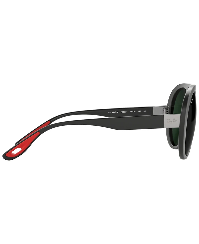 Ray-Ban Men's Sunglasses, RB4310M Scuderia Ferrari Collection 58