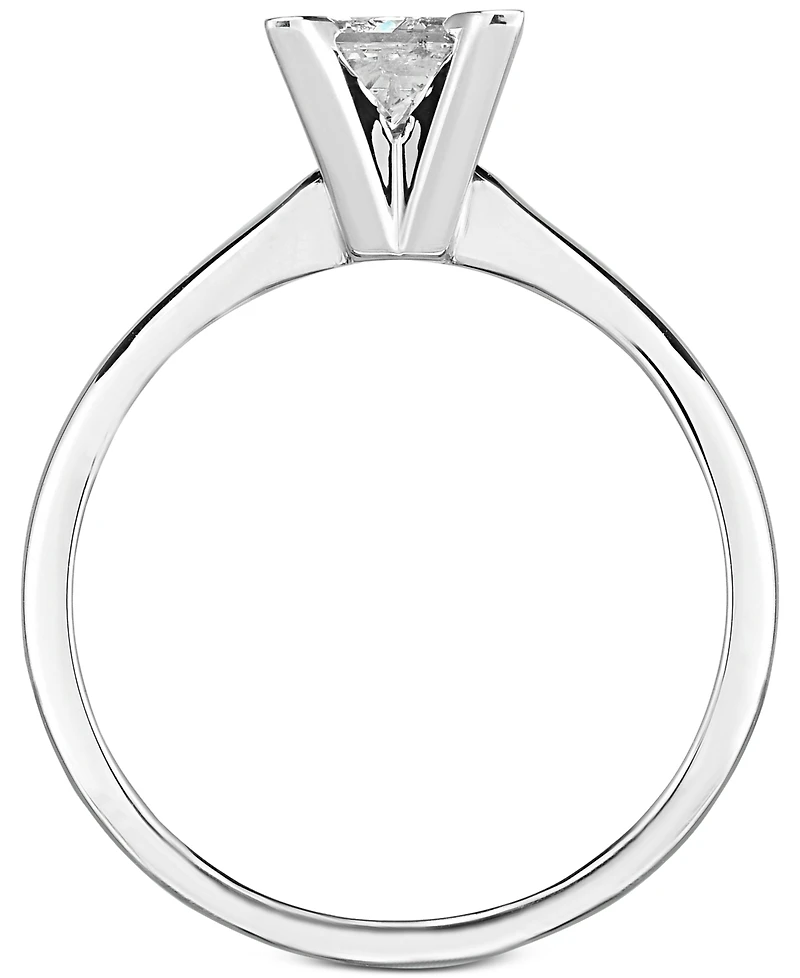 Diamond (1 ct. t.w.) Princess Engagement Ring 14k White, Yellow or Rose Gold