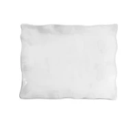 Q Squared Ruffle Melamine Large Rectangular Serving Platter