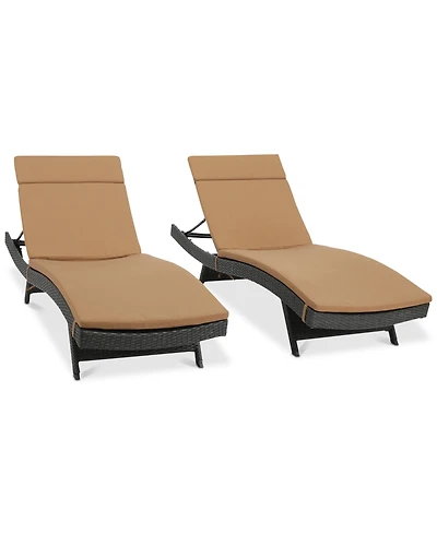 Hayden Outdoor Chaise Lounge (Set Of 2)