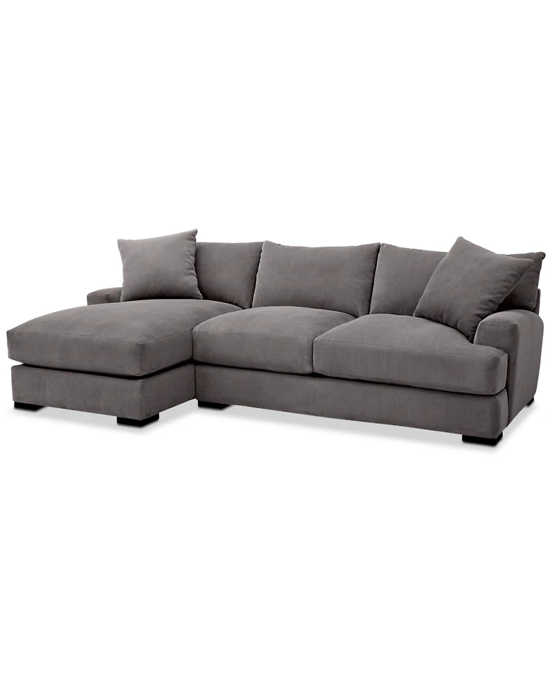 Closeout! Rhyder -Pc. Fabric Sectional Sofa with Chaise