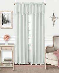 Elrene Kids' Adaline 52" x 63" Faux-Silk Blackout Rod Pocket Curtain Panel