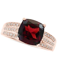 Effy Garnet (3-1/4 ct. t.w.) and Diamond (1/5 Ring 14k Rose Gold