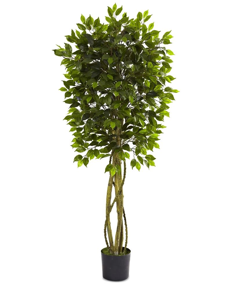 Nearly Natural 5.5' Ficus Uv-Resistant Indoor/Outdoor Tree