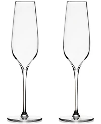 Nambe Vie Champagne Flutes, Set of 2