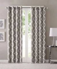 Madison Park Saratoga Fretwork Grommet Window Treatments
