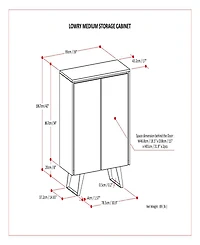 Minah Medium Storage Cabinet