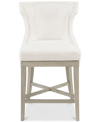 Madison Park Carson 25.25" High Counter Stool with Swivel Seat