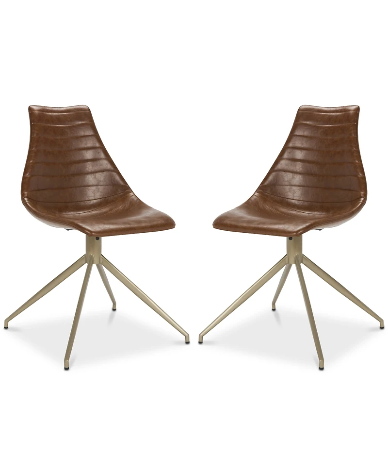 Abbe Faux Leather Dining Chair (Set Of 2)