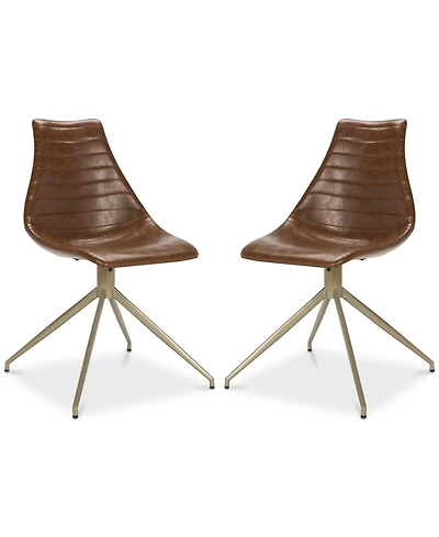 Abbe Faux Leather Dining Chair (Set Of 2)