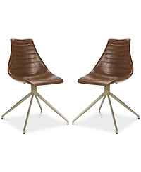 Abbe Faux Leather Dining Chair (Set Of 2)