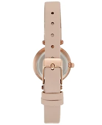 Anne Klein Women's Blush Leather Strap Watch 26mm 10-9442 Rglp