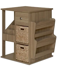Revolving Multi Function End Table