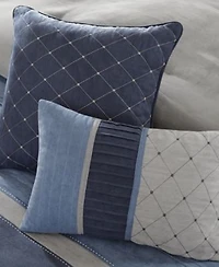 Madison Park Collins Faux Suede 7 Pc. Comforter Sets