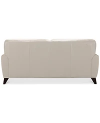 Myia 82" Tufted Back Leather Sofa, Created for Macy's