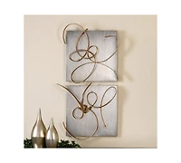 Uttermost Harmony 2-Pc. Metal Wall Art Set