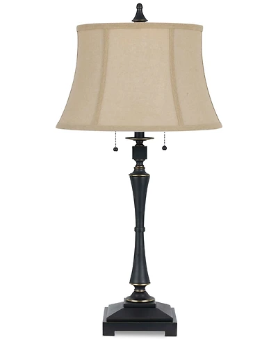 Cal Lighting 60W 2-Light Madison Table Lamp