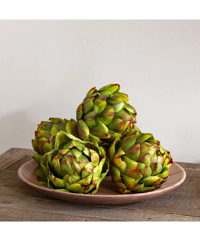Nearly Natural 5'' Artificial Artichokes, Set of 6